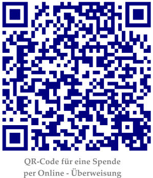QR-Code für eine Spende per Online - Überweisung